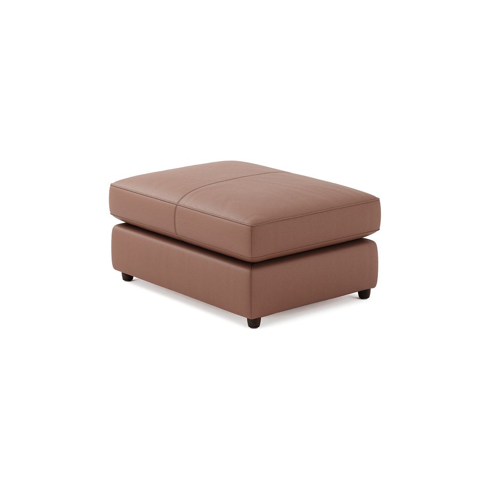 Marley Small Fender Footstool in  Oslo Mocha Mouse Leather 2