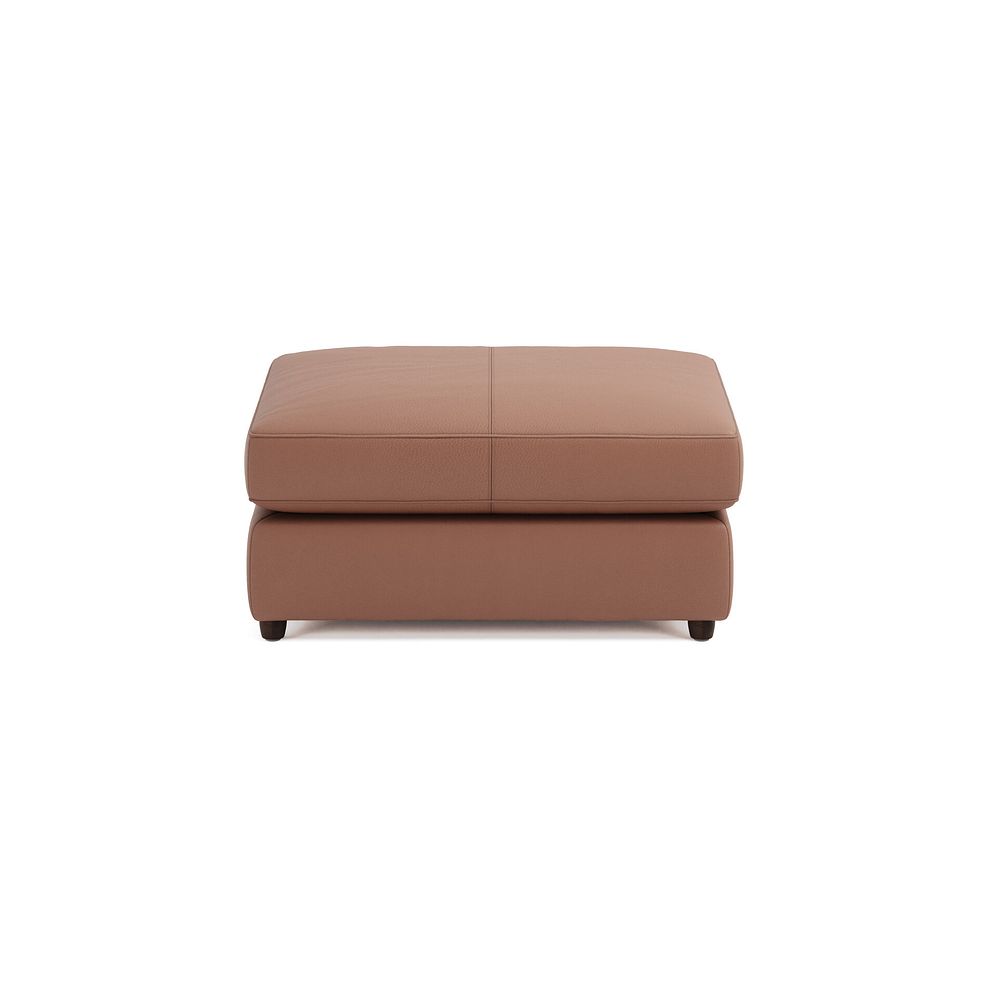 Marley Small Fender Footstool in  Oslo Mocha Mouse Leather 3