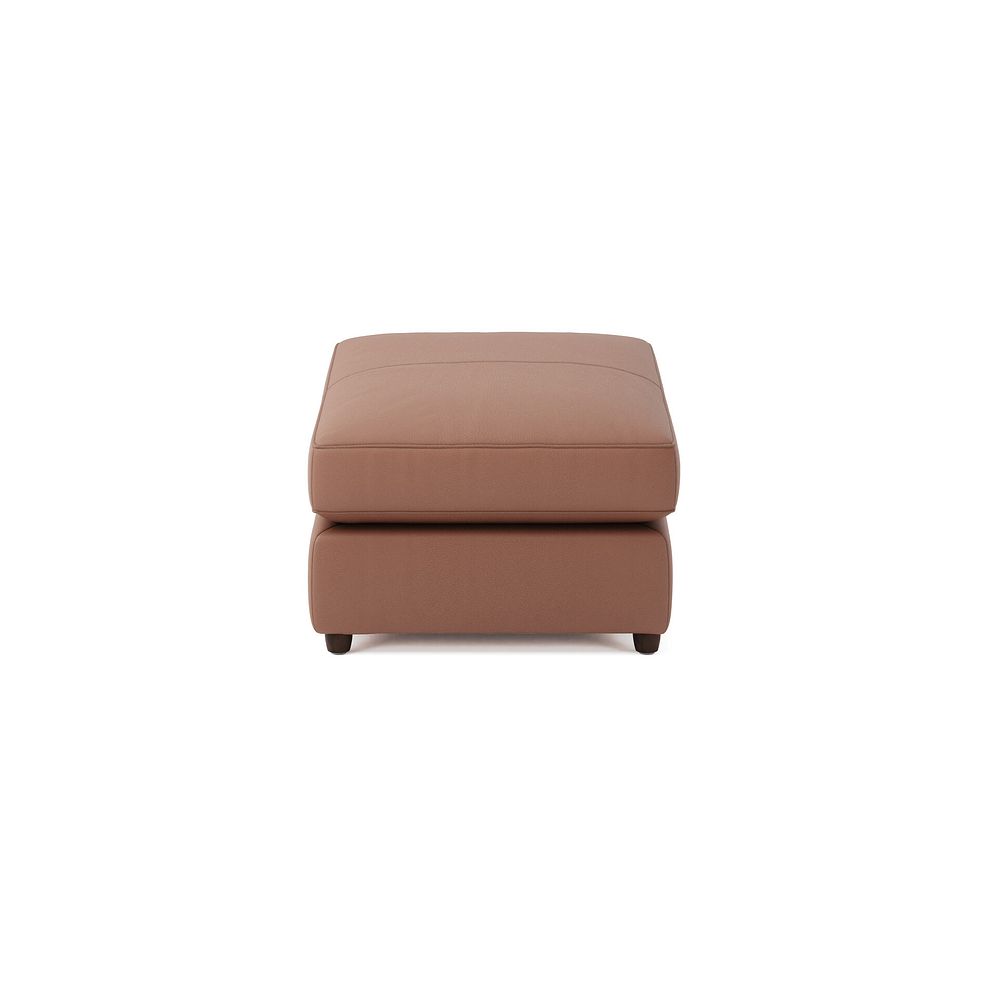 Marley Small Fender Footstool in  Oslo Mocha Mouse Leather 4
