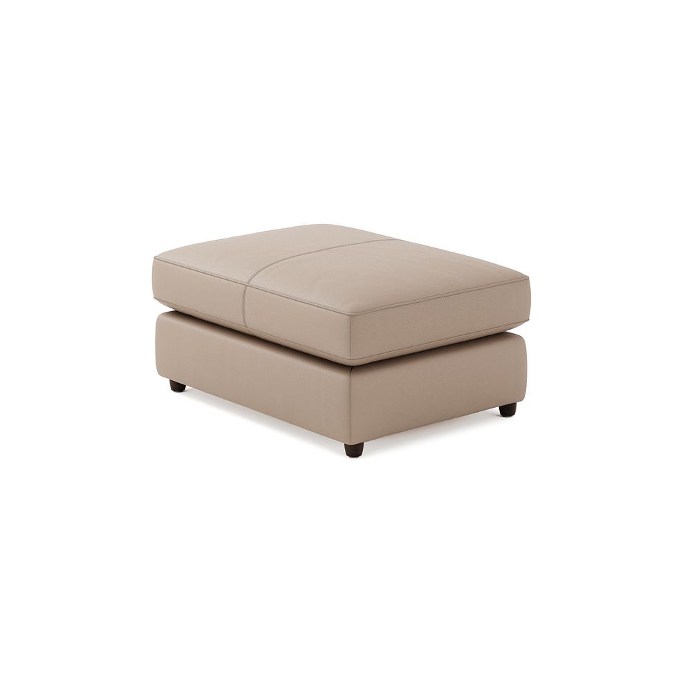 Marley Small Fender Footstool in  Oslo Mushroom Leather 2