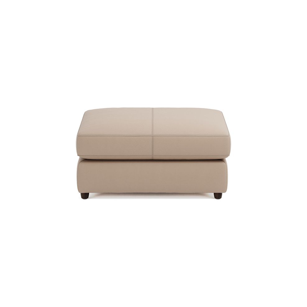 Marley Small Fender Footstool in  Oslo Mushroom Leather 3