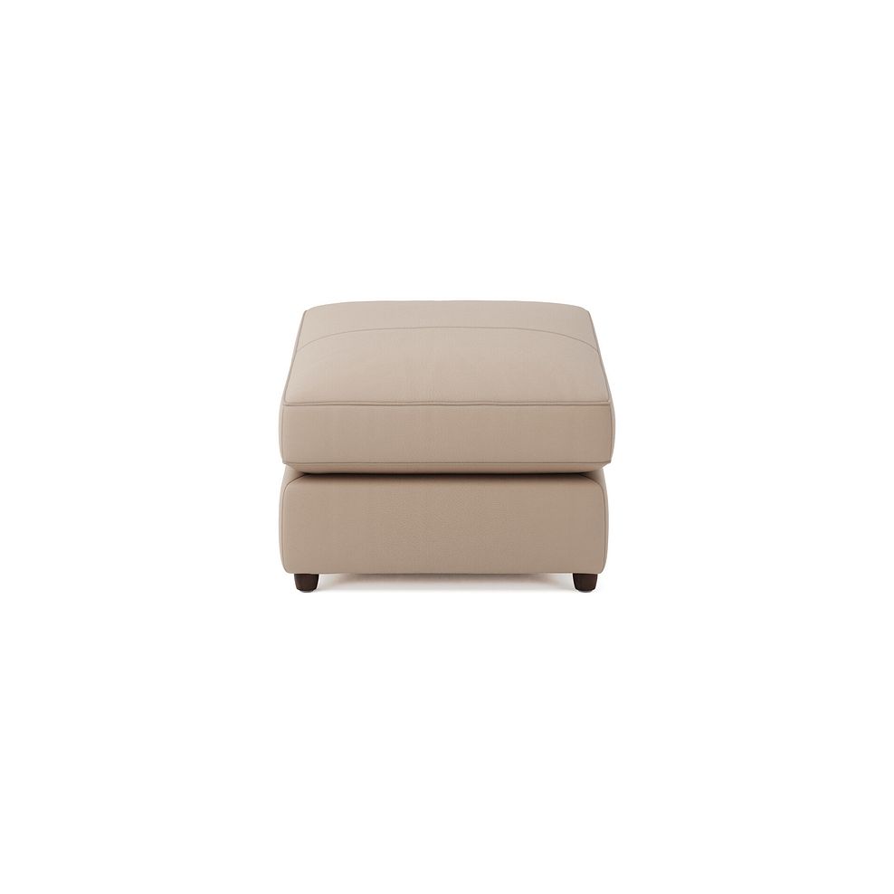 Marley Small Fender Footstool in  Oslo Mushroom Leather 4