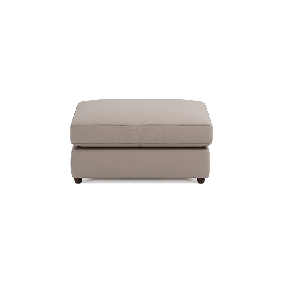 Marley Small Fender Footstool in  Oslo Oyster Leather 3