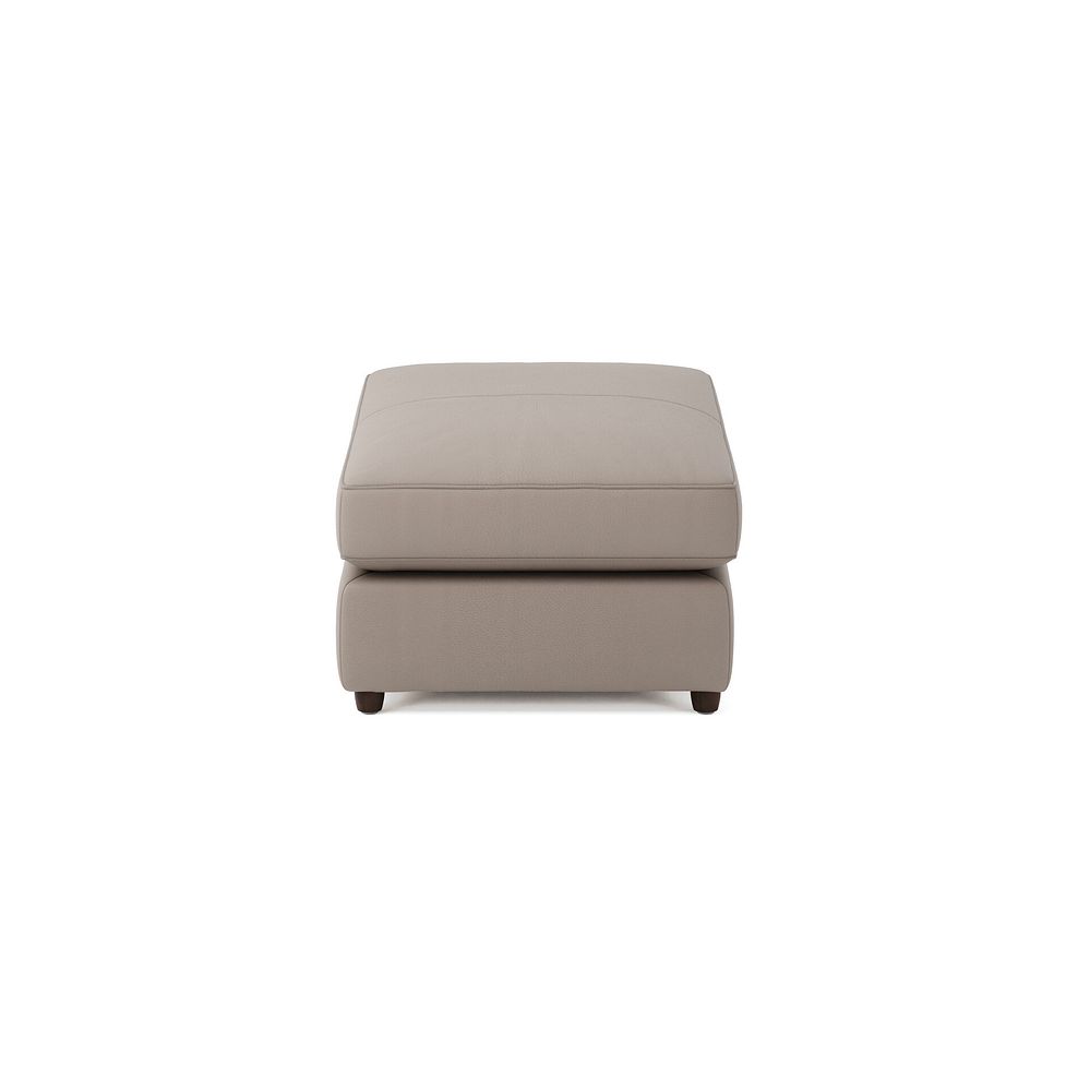 Marley Small Fender Footstool in  Oslo Oyster Leather 4