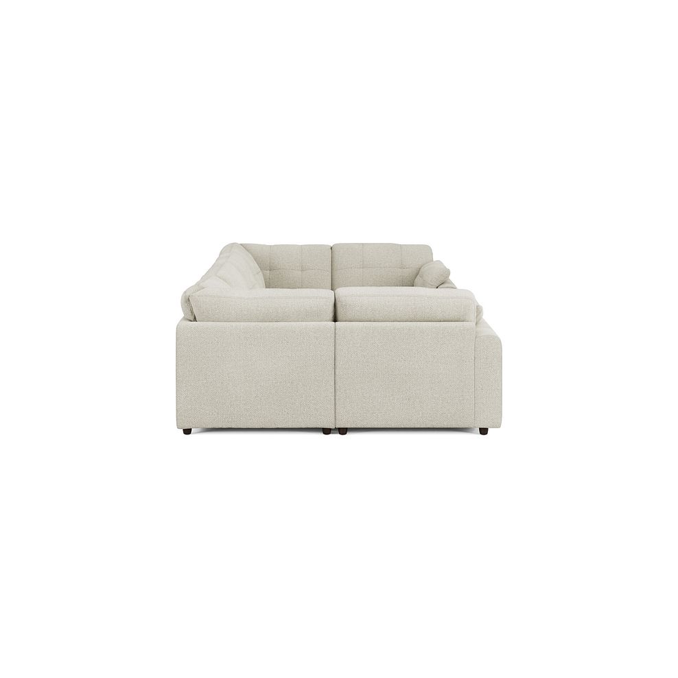 Marley Small U-Shape Modular Corner Sofa in Lila Ivory Fabric - Group 10 4