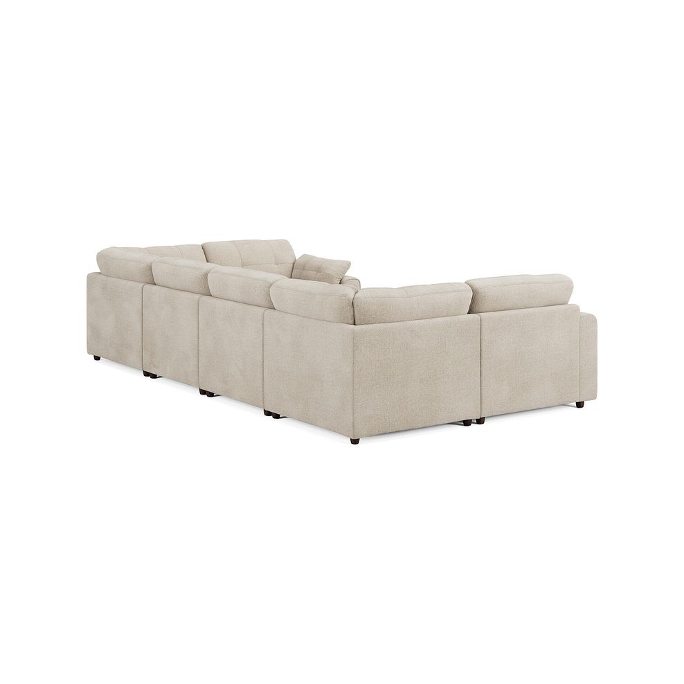 Marley Small U-Shape Modular Corner Sofa in Lila Natural Fabric - Group 10 2