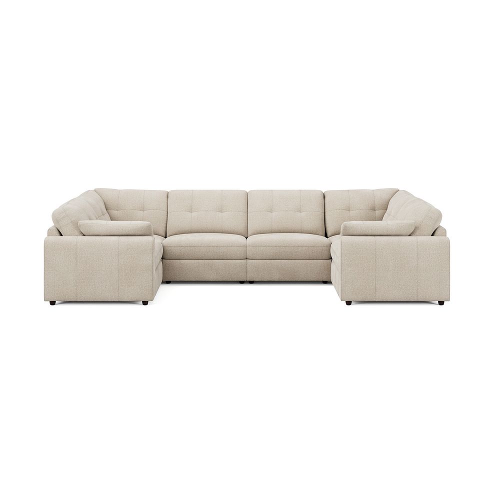 Marley Small U-Shape Modular Corner Sofa in Lila Natural Fabric - Group 10 3