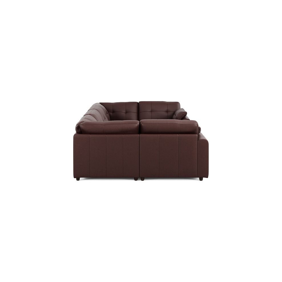 Marley Small U-Shape Modular Corner Sofa in Oslo Chestnut Leather - Group 10 4