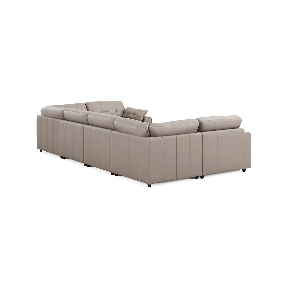 Marley Small U-Shape Modular Corner Sofa in Oslo Oyster Leather - Group 10 3