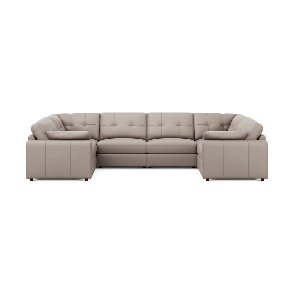 Marley Small U-Shape Modular Corner Sofa in Oslo Oyster Leather - Group 10 2