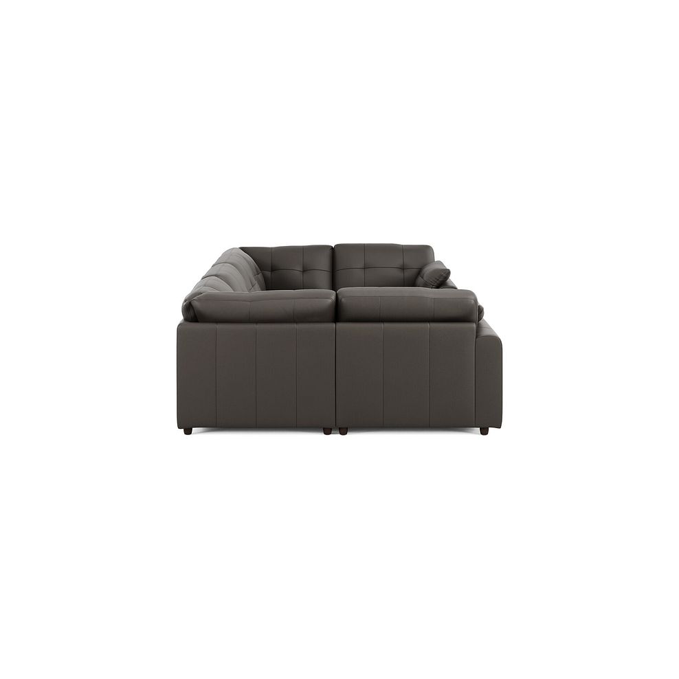 Marley Small U-Shape Modular Corner Sofa in Oslo Storm Leather - Group 10 4