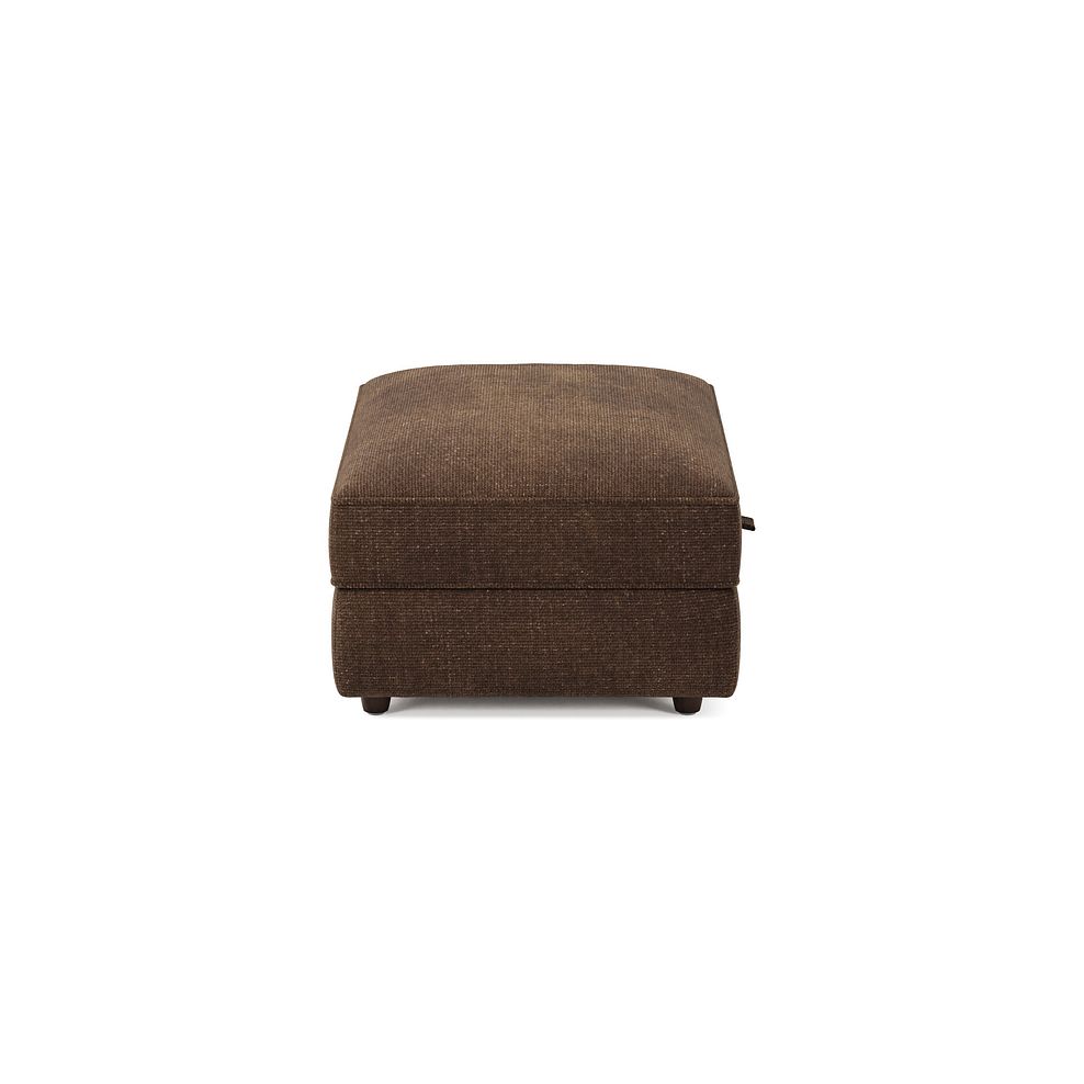 Marley Storage Footstool in  Lila Chocolate Fabric 5