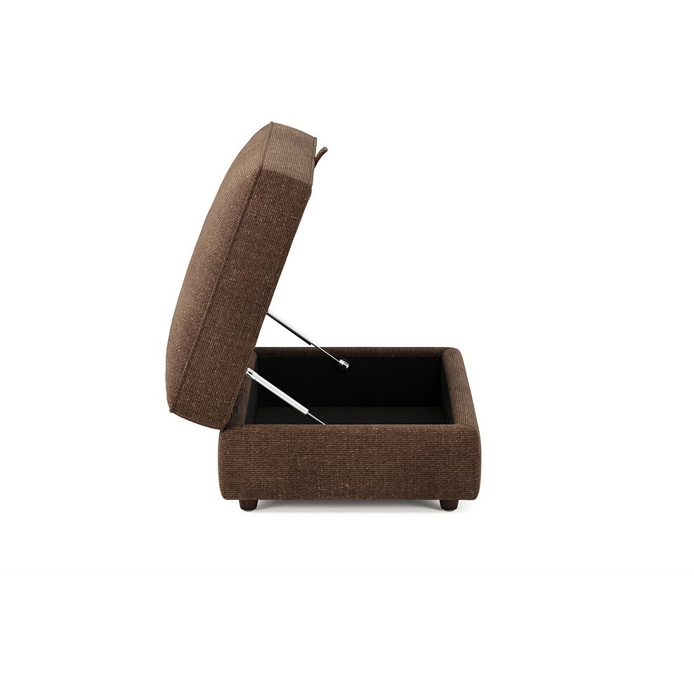 Marley Storage Footstool in  Lila Chocolate Fabric 8