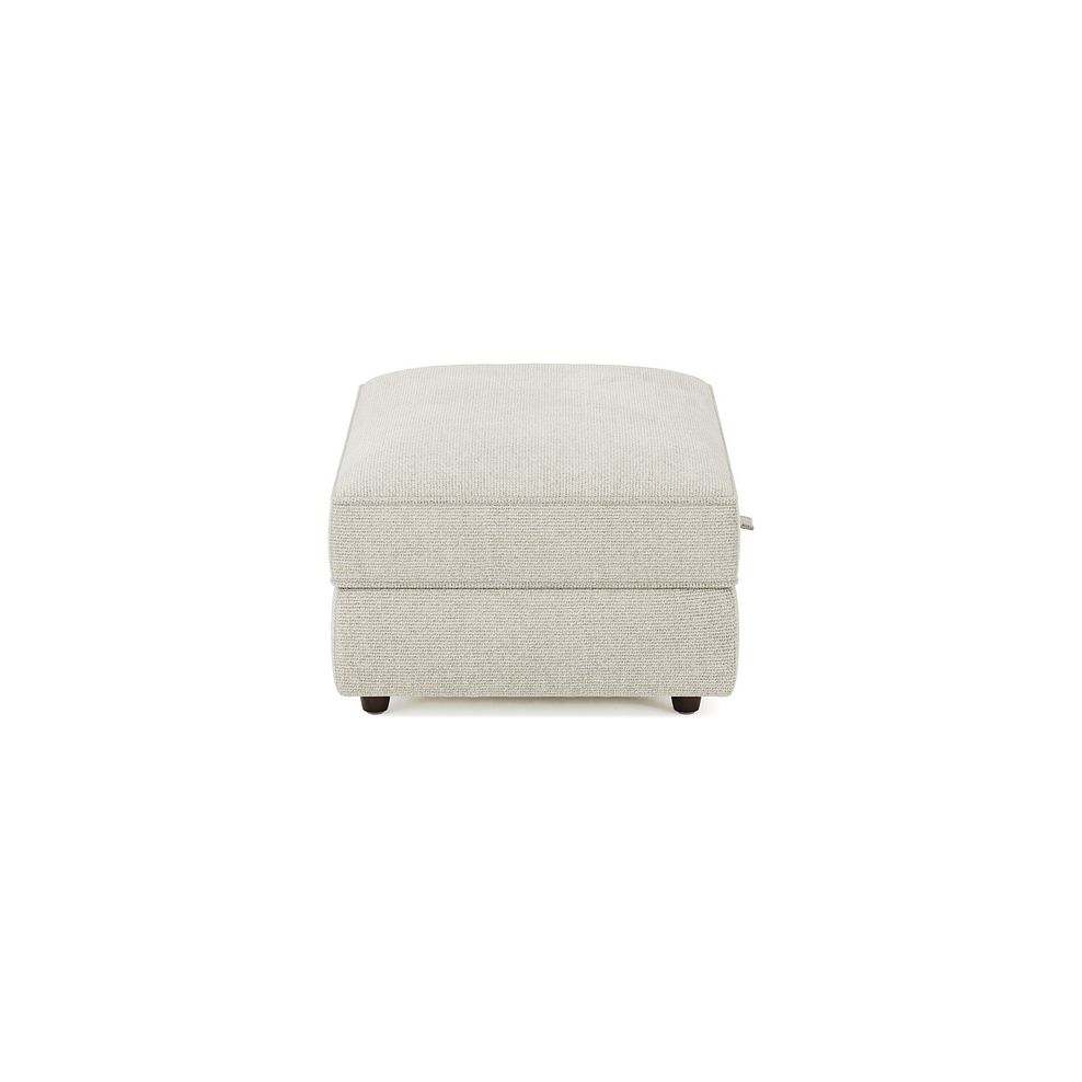 Marley Storage Footstool in  Lila Ivory Fabric 5