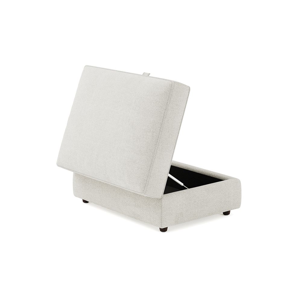 Marley Storage Footstool in  Lila Ivory Fabric 6
