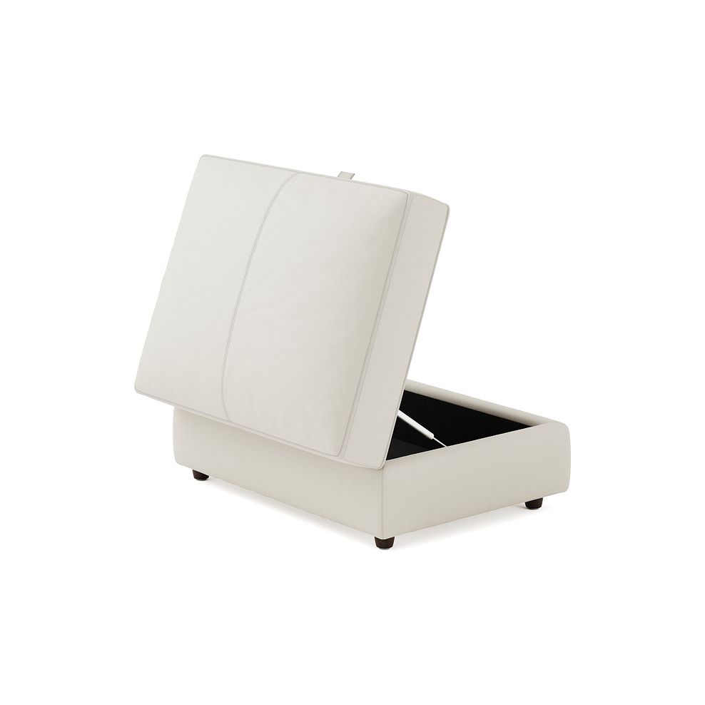 Marley Storage Footstool in  Oslo Bone China Leather 3
