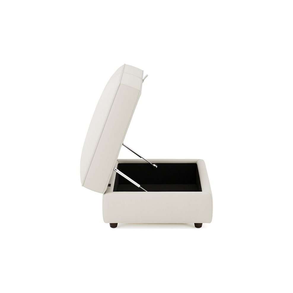 Marley Storage Footstool in  Oslo Bone China Leather 5