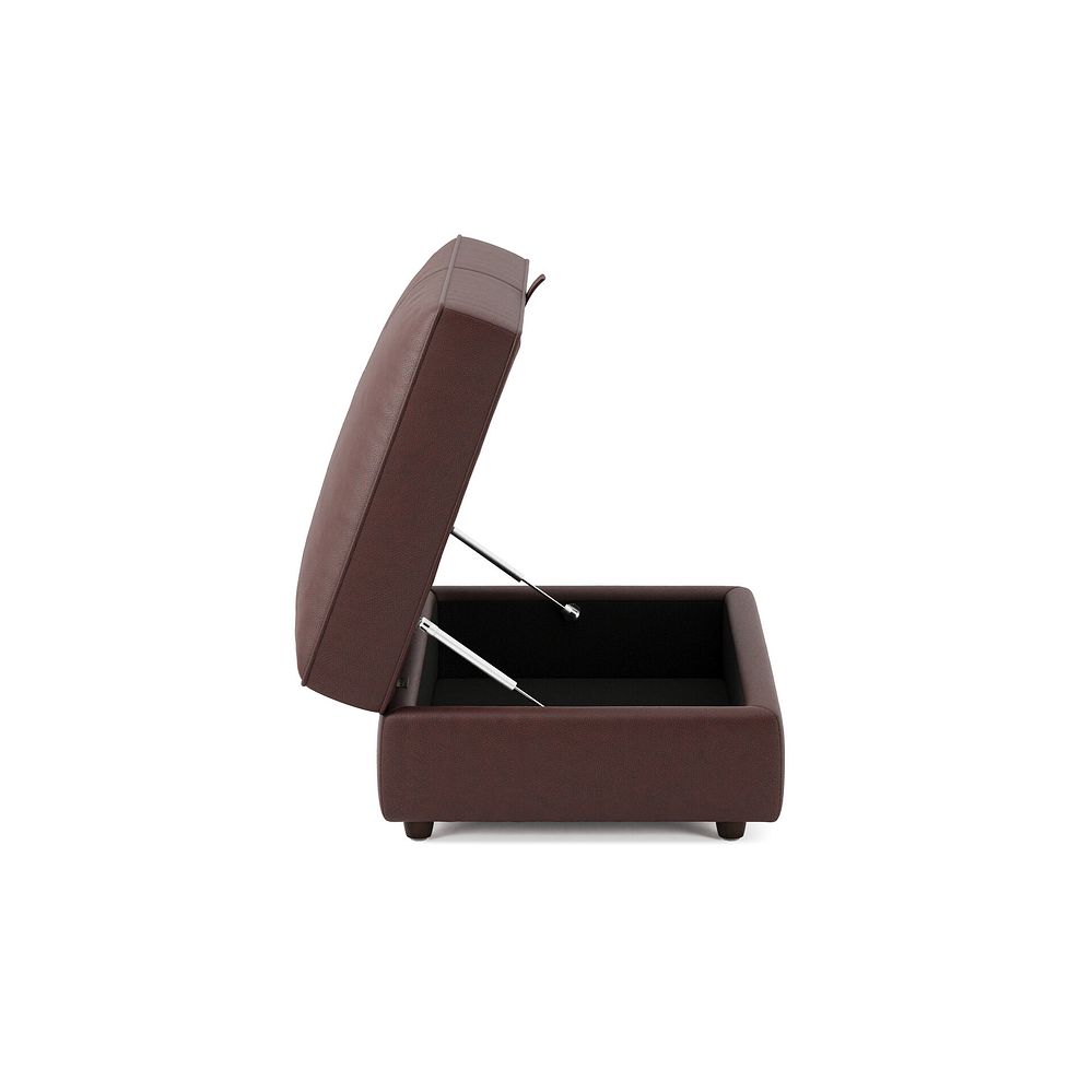 Marley Storage Footstool in  Oslo Chestnut Leather 5