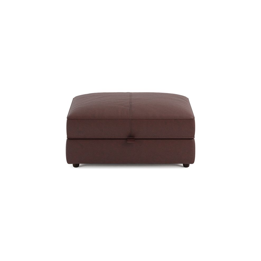 Marley Storage Footstool in  Oslo Chestnut Leather 7