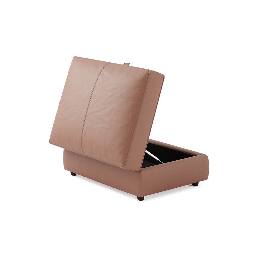 Marley Storage Footstool in  Oslo Mocha Mouse Leather 3