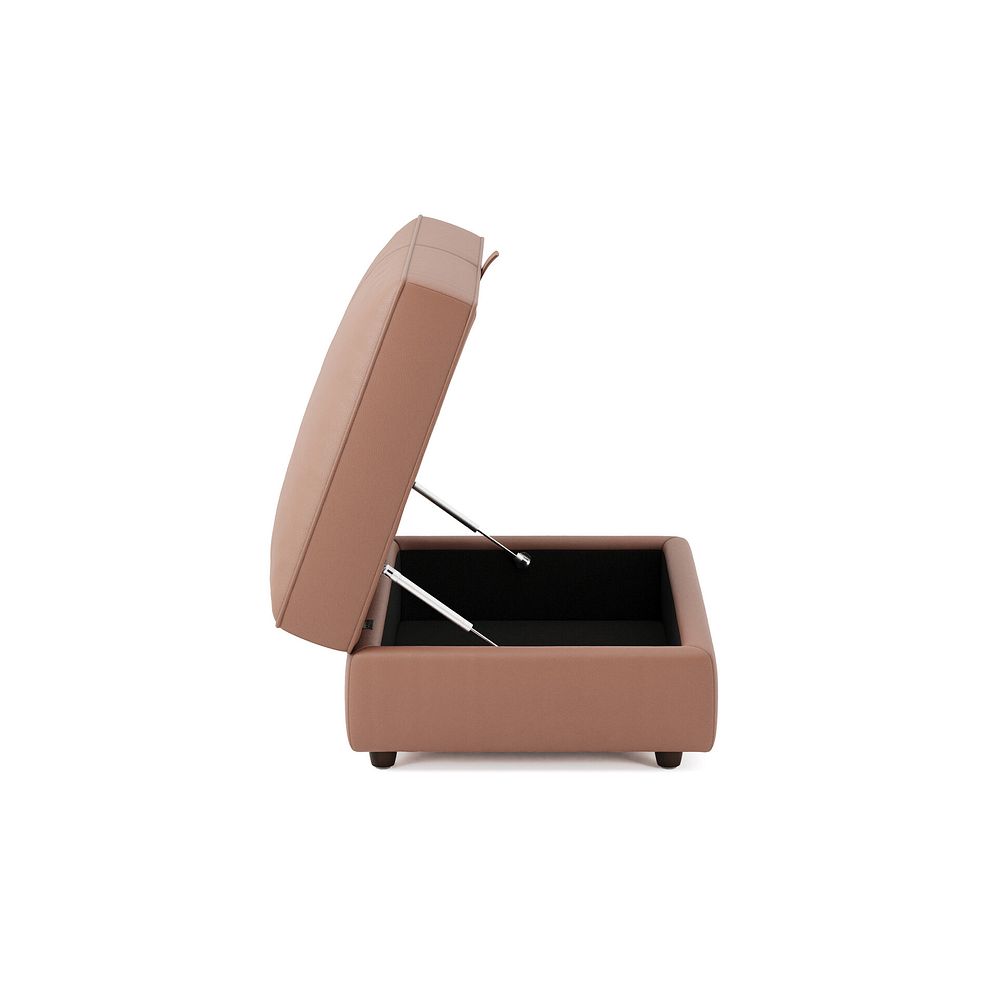 Marley Storage Footstool in  Oslo Mocha Mouse Leather 5