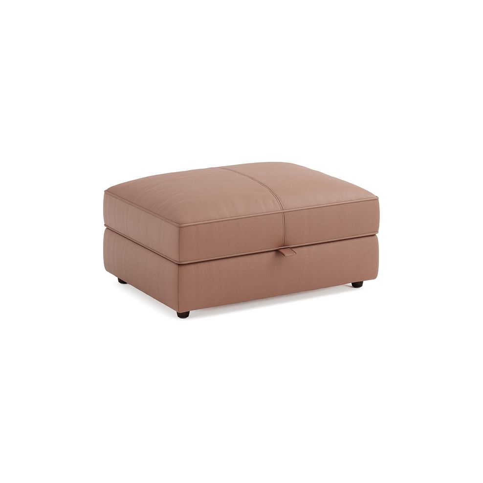 Marley Storage Footstool in  Oslo Mocha Mouse Leather 1