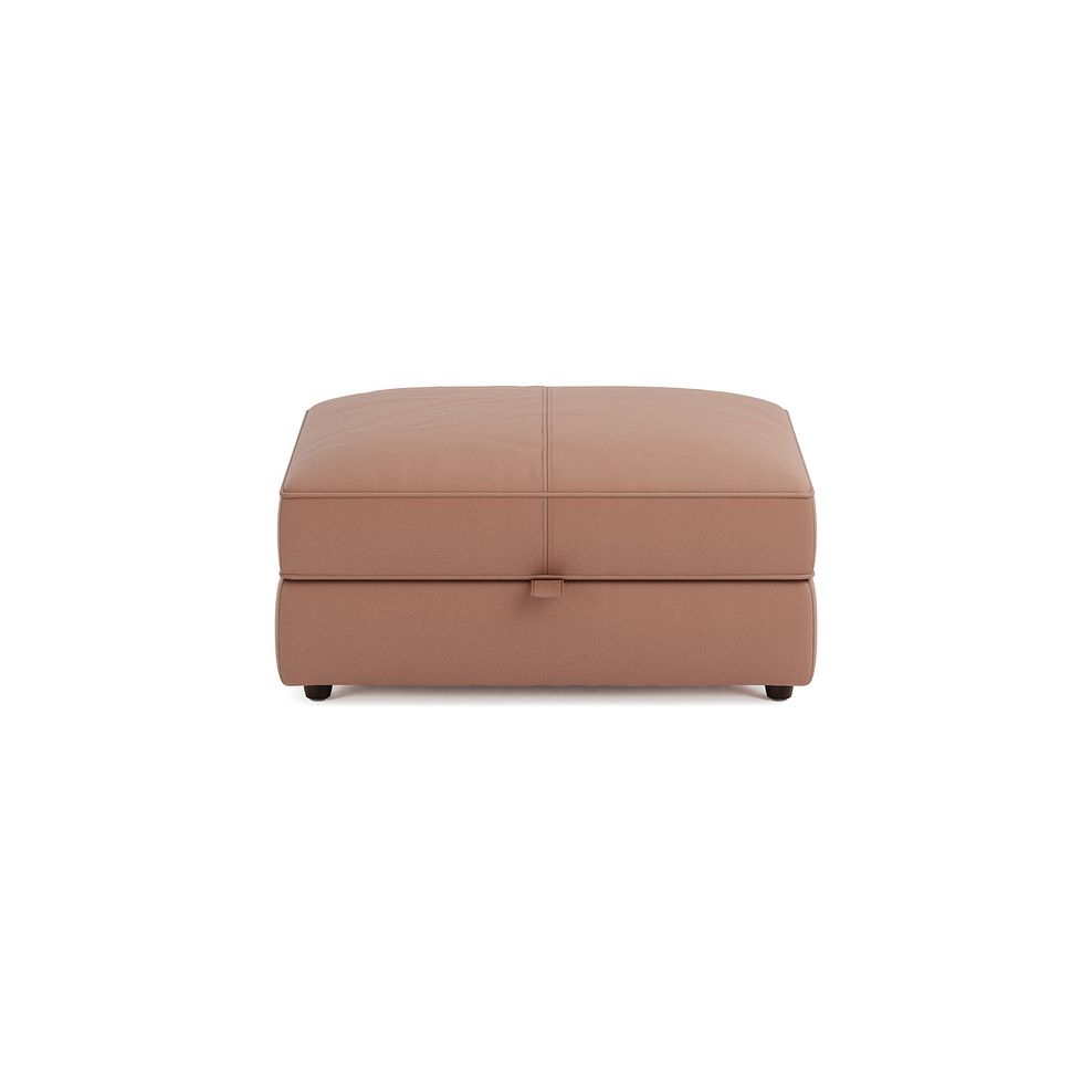 Marley Storage Footstool in  Oslo Mocha Mouse Leather 7