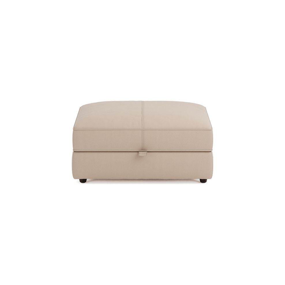 Marley Storage Footstool in  Oslo Mushroom Leather 7