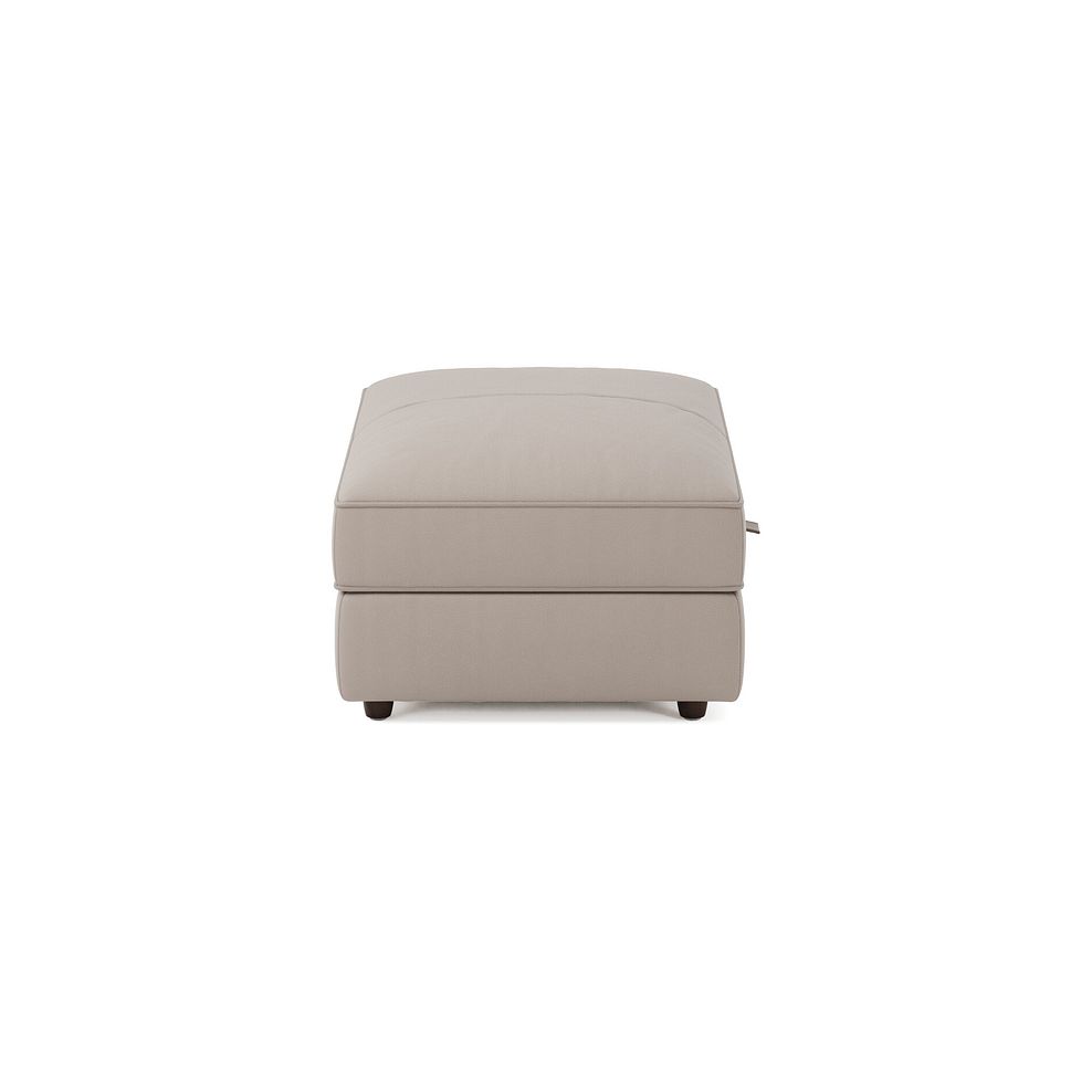 Marley Storage Footstool in  Oslo Oyster Leather 8