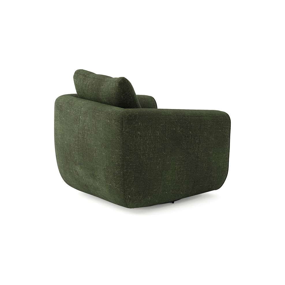 Marley Swivel Chair in  Lila Pine Fabric 2