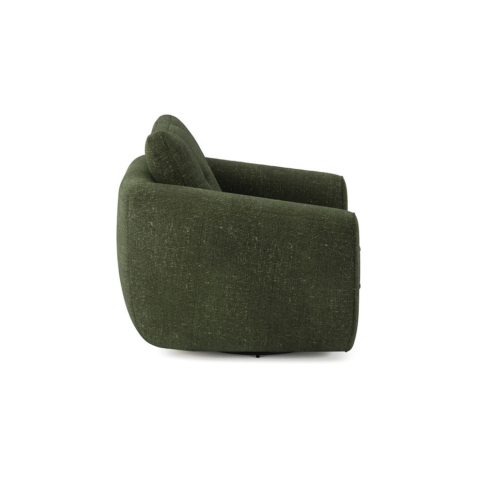 Marley Swivel Chair in  Lila Pine Fabric 4