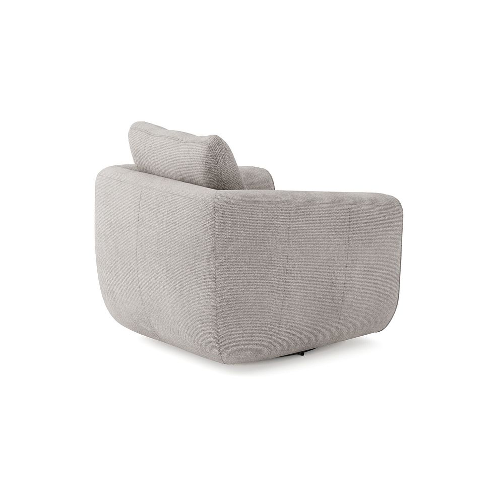 Marley Swivel Chair in  Lila Stone Fabric 2