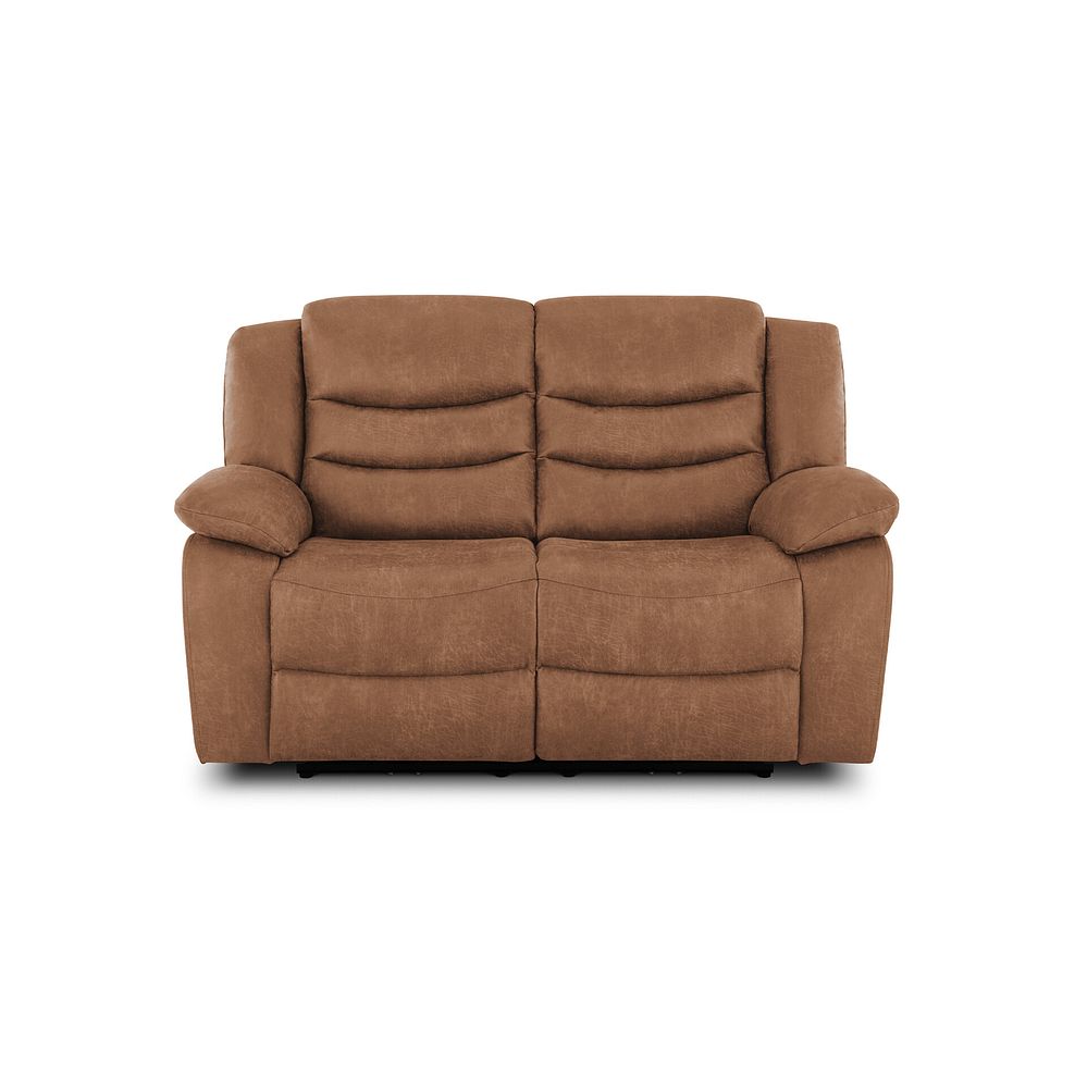 Marlow 2 Seater Electric Recliner Sofa in Ranch Brown Fabric 2