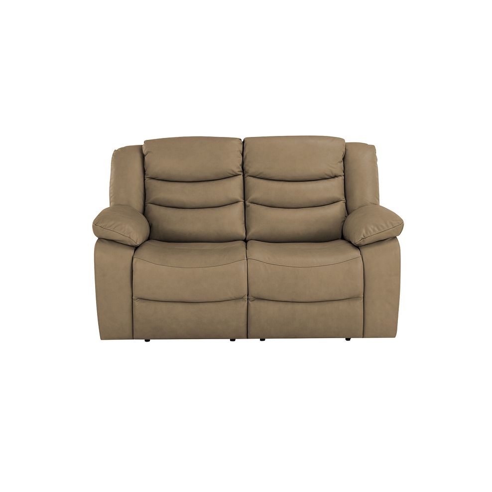 Marlow 2 Seater Sofa in Beige Leather 2