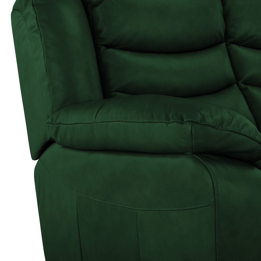 Marlow 2 Seater Sofa in Green Leather 6