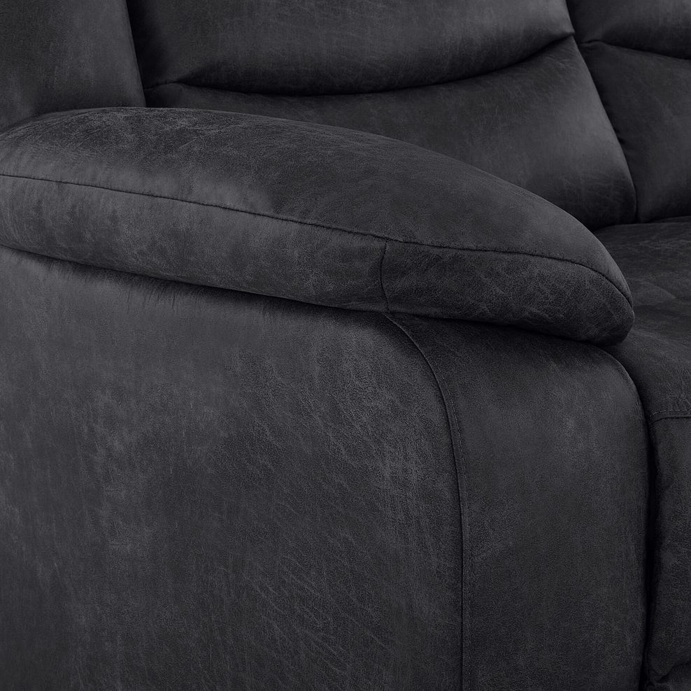 Marlow 2 Seater Sofa in Miller Grey Fabric 7