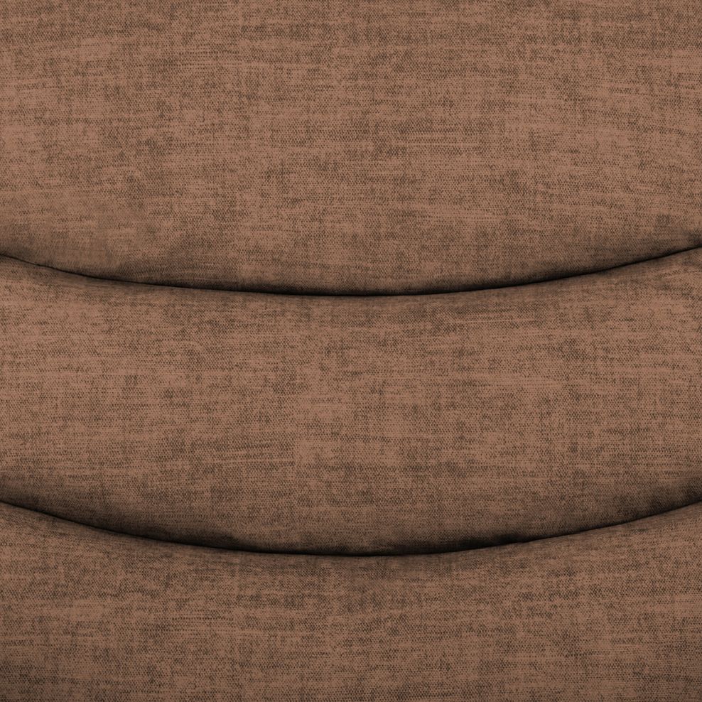 Marlow 2 Seater Sofa in Plush Brown Fabric 6