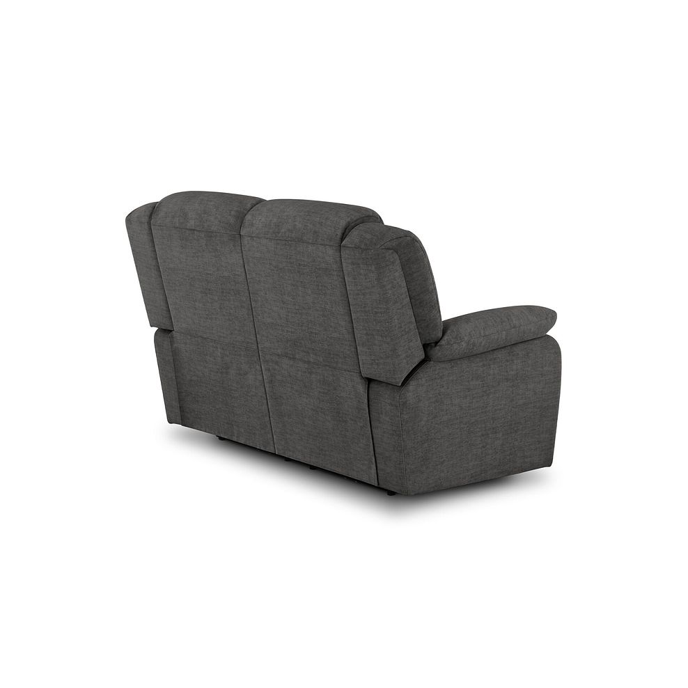 Marlow 2 Seater Sofa in Plush Charcoal Fabric 3