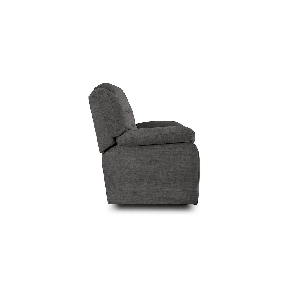 Marlow 2 Seater Sofa in Plush Charcoal Fabric 4