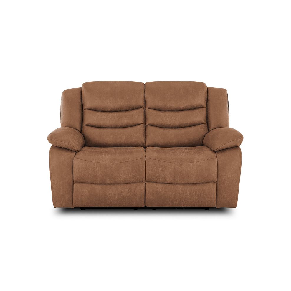 Marlow 2 Seater Sofa in Ranch Brown Fabric 2