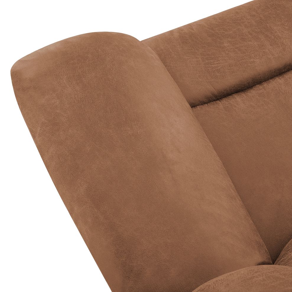Marlow 2 Seater Sofa in Ranch Brown Fabric 5