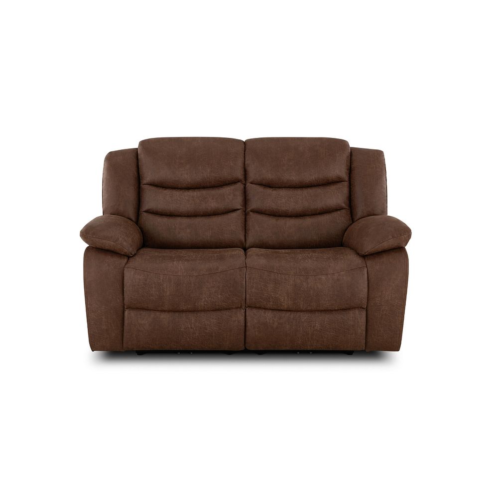Marlow 2 Seater Sofa in Ranch Dark Brown Fabric 2