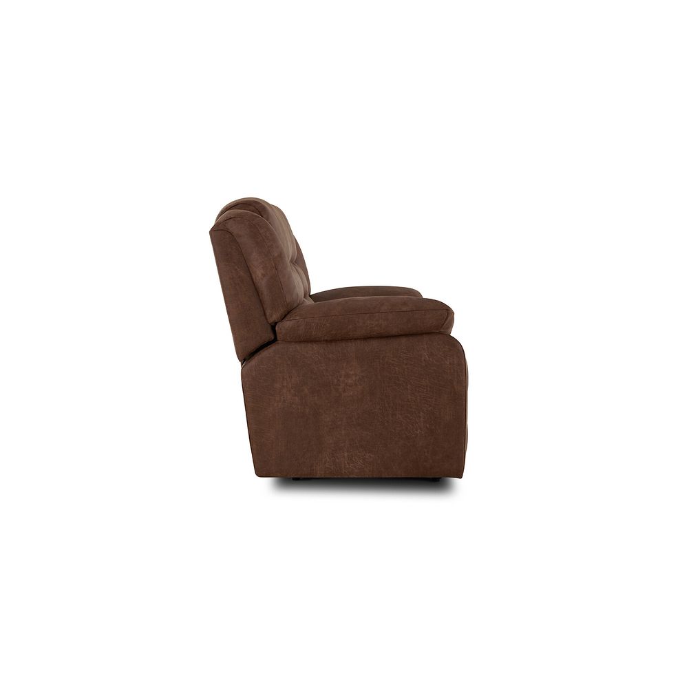 Marlow 2 Seater Sofa in Ranch Dark Brown Fabric 4