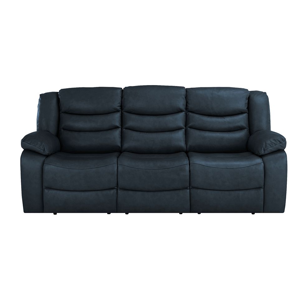 Marlow 3 Seater Sofa in Blue Leather 2