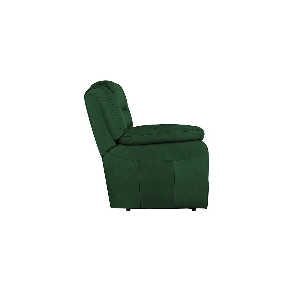 Marlow 3 Seater Sofa in Green Leather Thumbnail 4