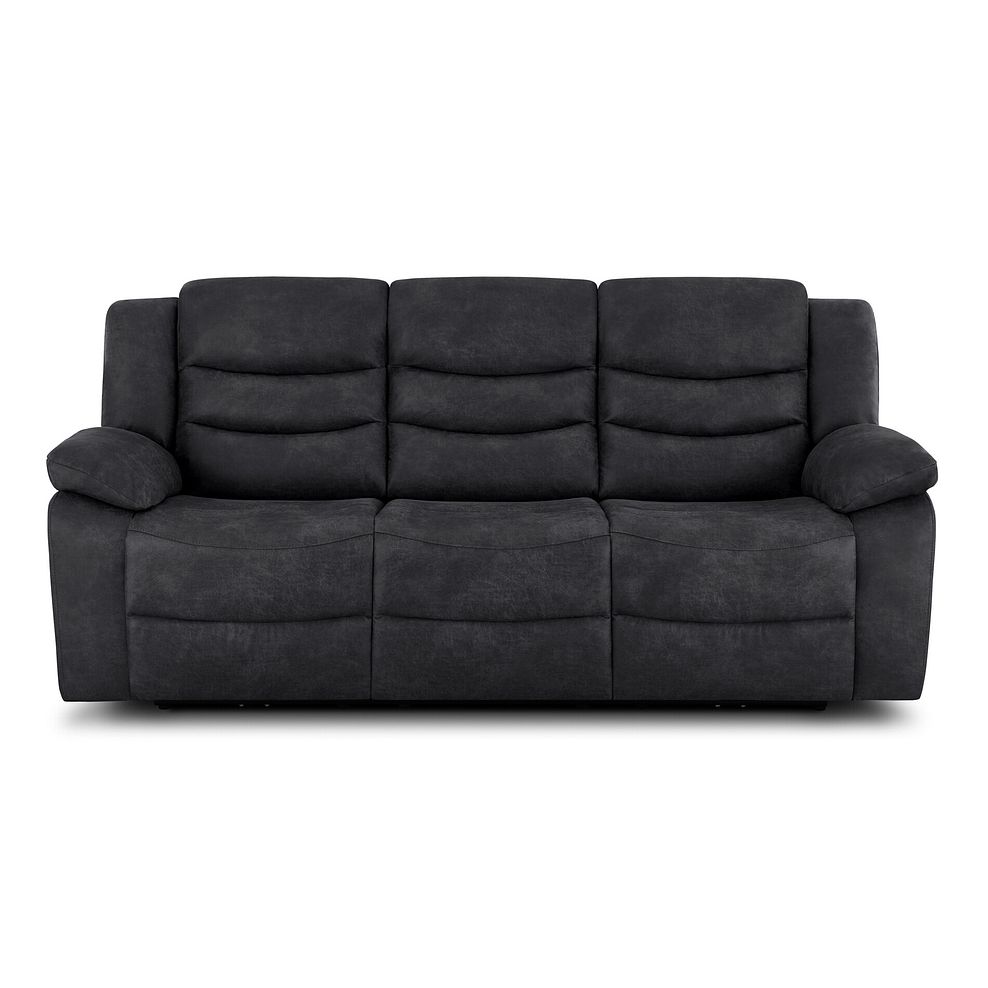 Marlow 3 Seater Sofa in Miller Grey Fabric 2