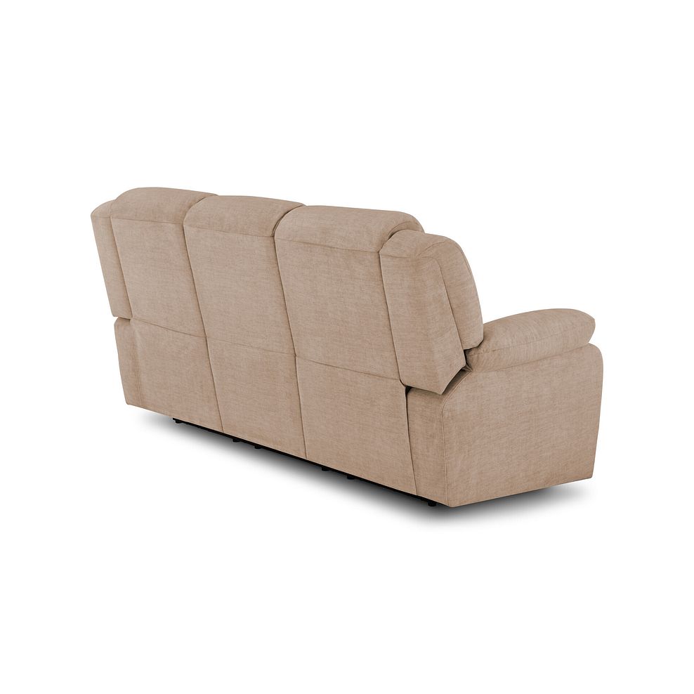 Marlow 3 Seater Sofa in Plush Beige Fabric 3