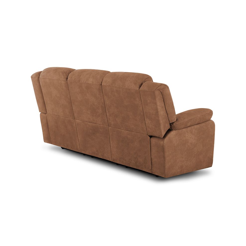 Marlow 3 Seater Sofa in Ranch Brown Fabric 3