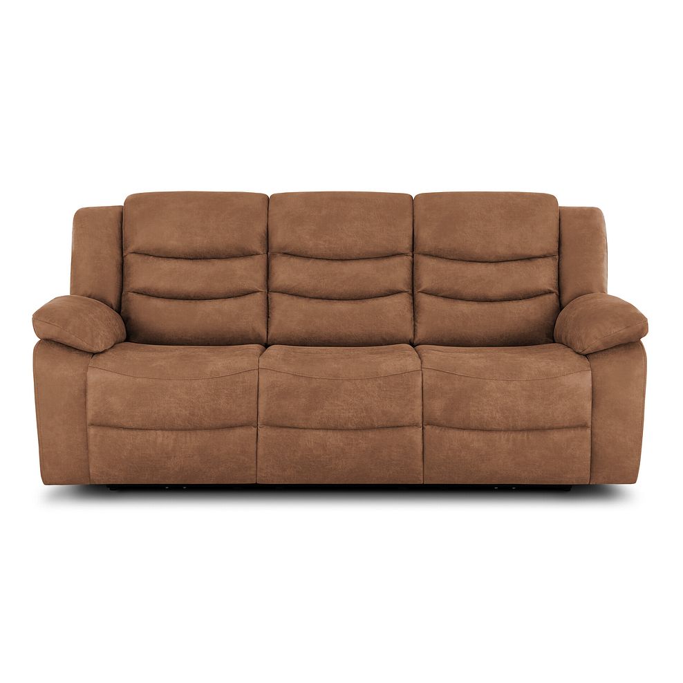 Marlow 3 Seater Sofa in Ranch Brown Fabric 2