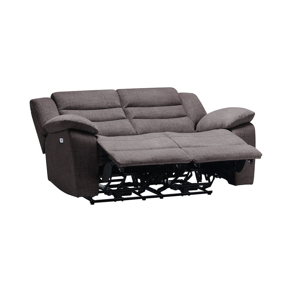 Marlow 2 Seater Electric Recliner Sofa in Andaz Charcoal Fabric Thumbnail 5